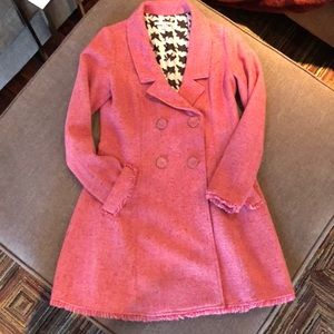 CAbi Wool Tweed Trench Coat